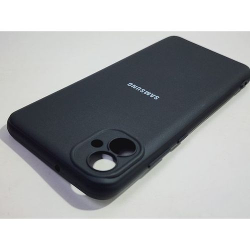product_image_name-Samsung-GALAXY A04 4G Protective Silicone Back Case -Black-1