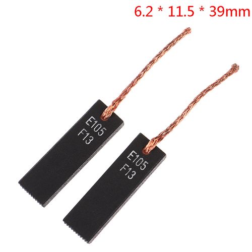 2pcs Carbon Brushes 5x8x12mm Spare Parts For Black Decker Angle