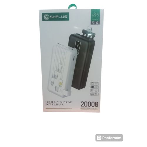 product_image_name-SHPLUS-20000 MAh High Capacity Power Bank + Inbuilt Cable-1