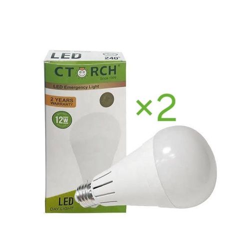 Ctorch Rechargeable bulb 12w ×2 screw