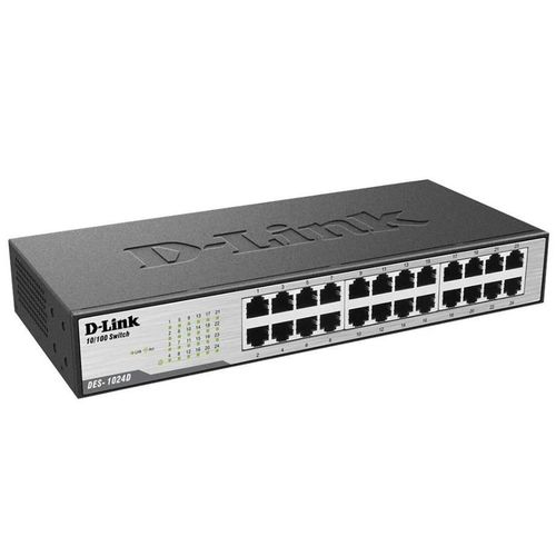 D-Link 24-Port Fast Ethernet Unmanaged Desktop Switch DES-1024D - image 2