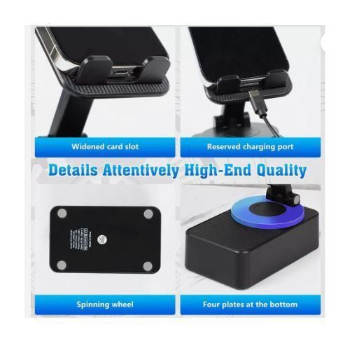 Generic 4 In 1 Portable Wireless Speaker, Phone Stand, Power bankWith Non-Slip Base - image 4