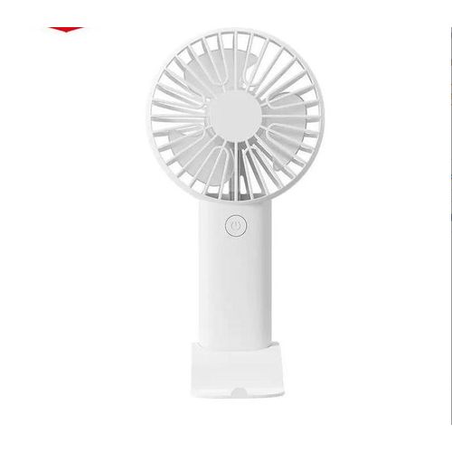Generic Handheld Fan Mini Portable USB Rechargeable-white