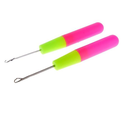 Crochet 2 Pcs/Set Latch Crochet Hair Hooks Dreadlock For Carpet