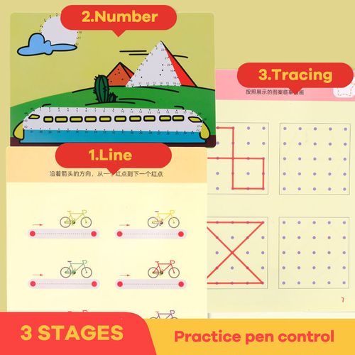 Generic Writing Training Montessori Educational Toys Drawing Set