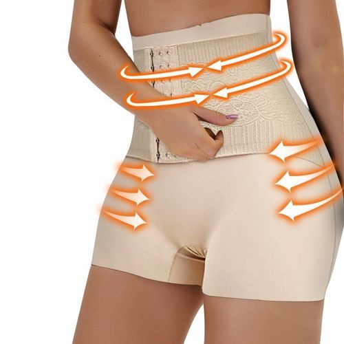 Fashion Lifter Shapewear Slimming Girdle Woman Flat Stomach Body Shaper  Paded Control Hip Pads Enhancer Waist Trainer