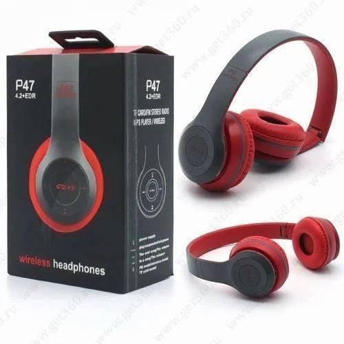 product_image_name-Generic-P47 5.0 Wireless Bluetooth Stereo Foldable Headphone, Headset P47-3