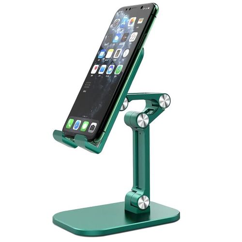 White Label Adjustable Phone and Tablet Stand - Green
