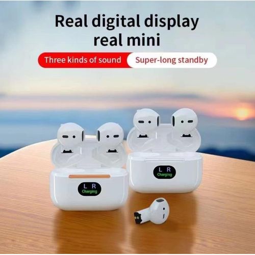 product_image_name-Generic-Pro5 Plus HiFi Wireless Earbuds – Mini Bluetooth Headset for Music Lovers & Gamers-2