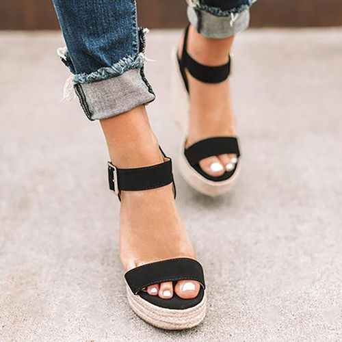 IDIFU Women's Classic Wedge Heels Sandals 3 Inch India | Ubuy