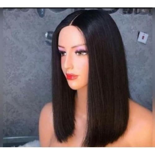 Fashion Silky Straight  Blunt Cut Wig -1b