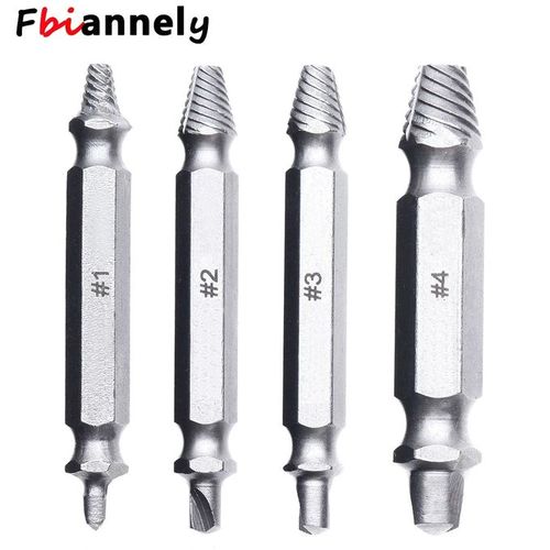 Generic 4Pcs Damaged Screw Extractor Set