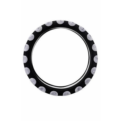 Generic Premium Universal Suede Steering Wheel Cover - Grey and Black