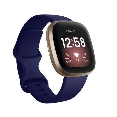 Generic Silicone Band For Fitbit Versa 3 Smart Watch Double Buck Waterproof Women Men Bracelet Band For Fitbit Sense Strap Dark Blue S 5.5 6.7inch Jumia Nigeria