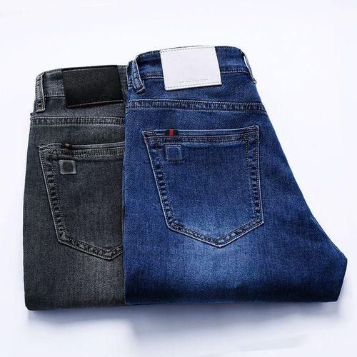 product_image_name-Fashion-Men's 2 In 1 Stretch Regular Fit Jeans-1