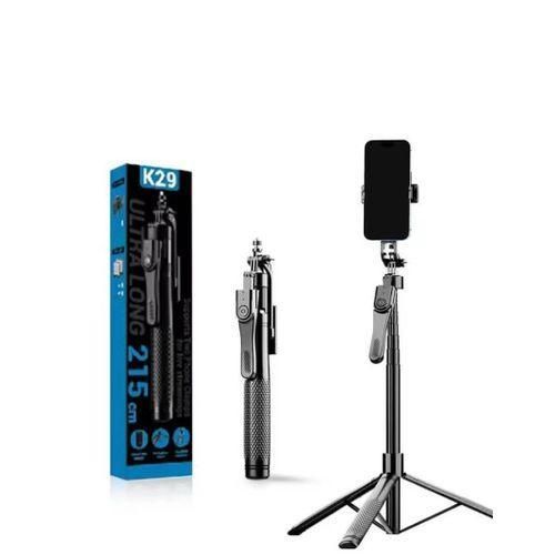 Generic K29 215cm (7ft Tall) Selfie Stick with Tripod