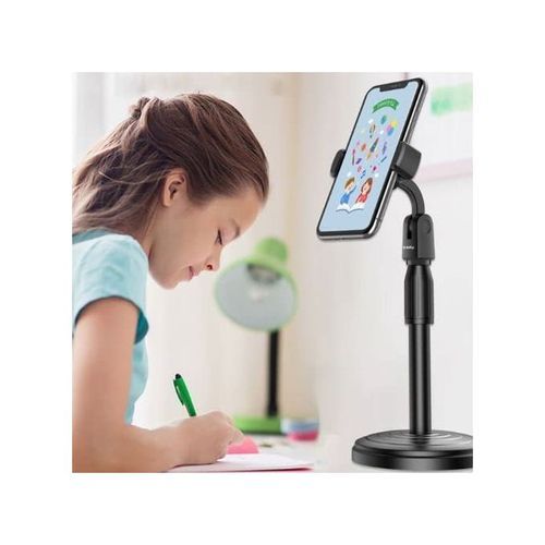 product_image_name-Generic-Rotational Desktop Phone Stand Holder- Black-1