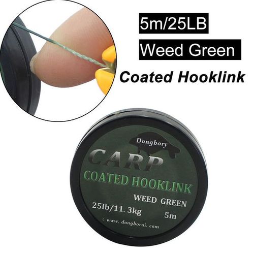 Generic 10m Carp Fishing Line Lead Free Leader Carp Leader Line