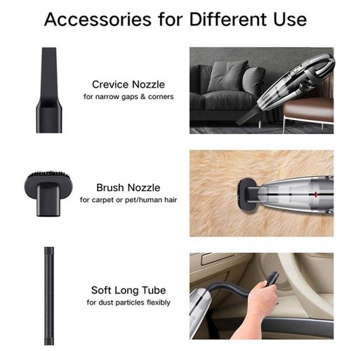 Rundong R-6053 Wireless Vehicle Vacuum Cleaner, Car Accessories