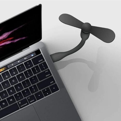Generic  Mini USB Fan For Power Bank Black - image 2