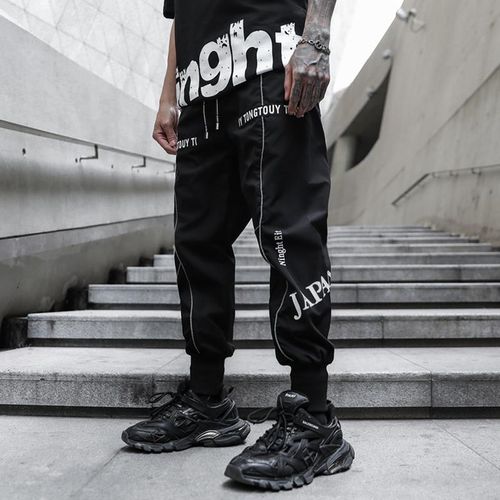 Fashion Streetwear JOP HOP Joggers Men Pocket Pants New Black Tactical Track of Ribbons Man Pants Tracksuit Jumia Nigeria