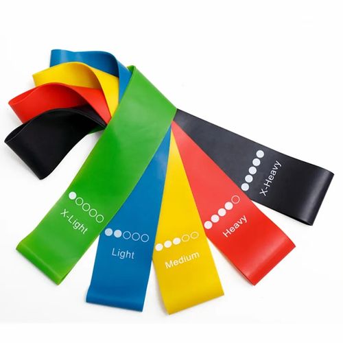 Generic Resistance Bands Fitness Exercise Bands Elastic Set 5 In 1