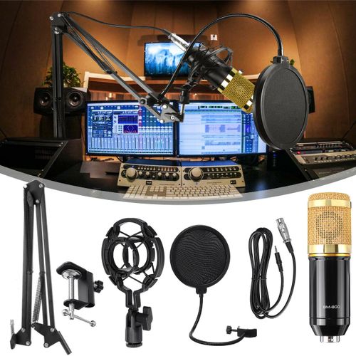 BM-800 Condenser Microphone Home Studio Kit