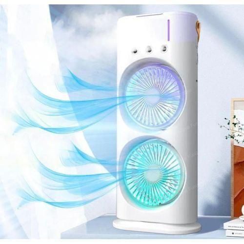Generic Double Ended Headed Cooling Mist Spray USB Rechargeable Fan - image 2