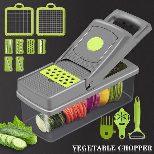 12 in 1 Multifunctional Vegetable Cutter Shredders Slicer With