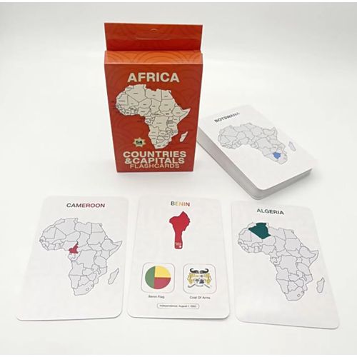 Jumia Books AFRICA: COUNTRIES & CAPITALS FLASHCARDS