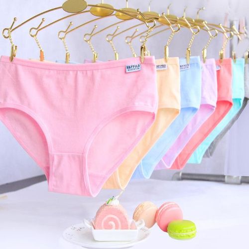 Generic Sexy Underwear Women Panties Cotton Briefs Ladies Panties  Breathable Underpants Girls Knickers For Female Xxl Pink Panty