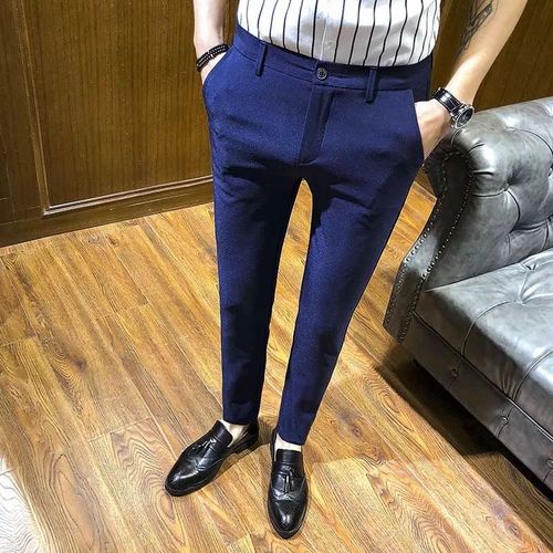 High Waist Suit Pants Women New Korean Fashion Straight Loose Ankle-length  Trouser Female Casual Slim Fit Bottoms | Korean fashion, Pants for women,  Tailor made suits
