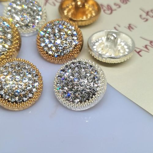 Generic 18 23 25mm Metal Rhinestone Buttons For Clothing Diy Sewing Accessories Luxury Decor Button Apparel Diy Jumia Nigeria