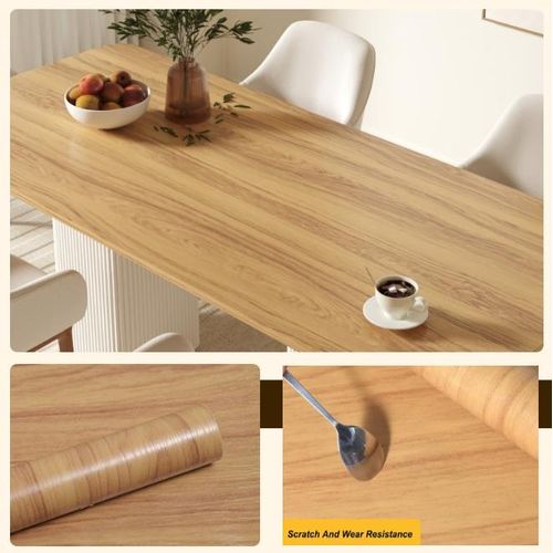 product_image_name-Generic-3M Waterproof Wall Sticker,Wood Grain PVC Self-Adhesive Wallpaper,Home Decor-1