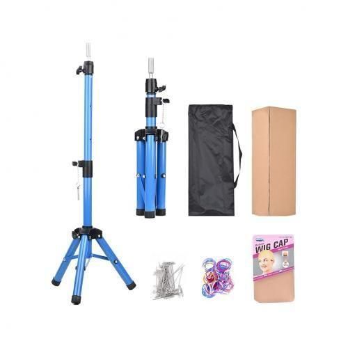 product_image_name-Generic-Share this product    Blue Wig Stand Tripod-1