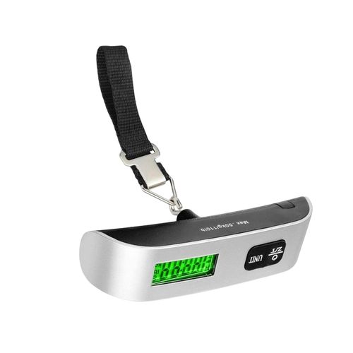 1pc 110lb/50kg Digital Luggage Scale, Portable Stainless Steel