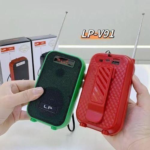 LP V91 Portable Wireless Bluetooth Speaker With Radio & Display