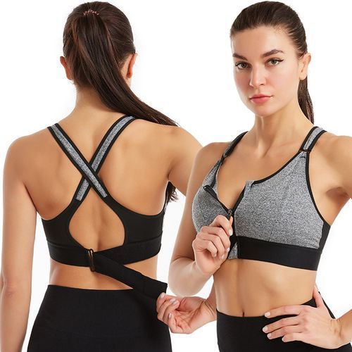 Generic Sports Bras For Women Cross Back Padded Sports Bra Running