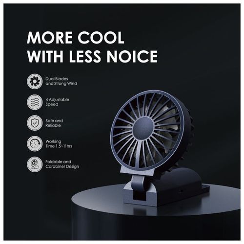 Oraimo Smart Foldable Adjustable Handheld Strong Wind Fan