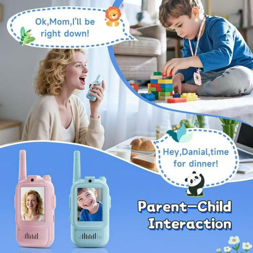 product_image_name-Generic-Kids Toy HD Video Walkie-talkie for Play - Rechargeable -3