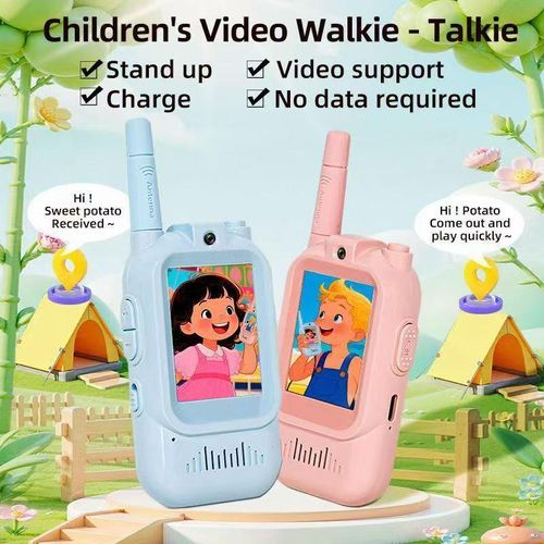 product_image_name-Generic-Kids Toy HD Video Walkie-talkie for Play - Rechargeable -4