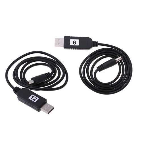 Generic DC 5V To DC 9V 12V USB Voltage Step Up Converter Cable With DC Jack