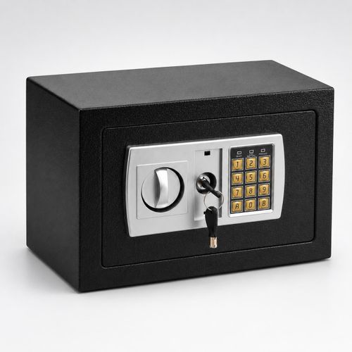 Generic Super large Safe Safebox With Key Electronic Secure Storage Box Household Safe - Black - image 6