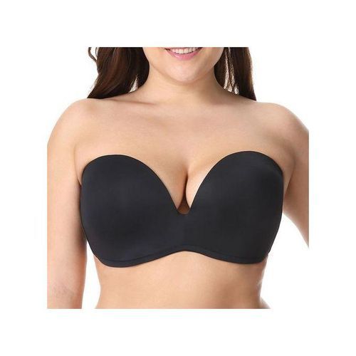 Generic Delimira Women's Slightly Lined Lift Seamless Strapless