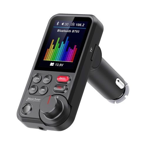 Generic BT93 LED Car FM Stereo MP3 Music Music Player Bluetooth Wireless  Hands free Call Auto Car Kit QC3.0 Fast Charger