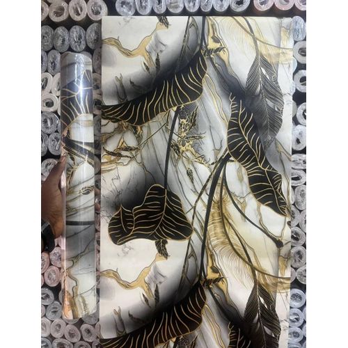 Generic Luxury Abstract Gold Leaf & Marble Wallpaper – Premium Textured 3D Artistic Vinyl - image 2