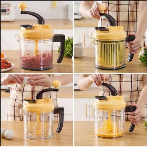 Mixer Food Processor Kitchen Manual Powerful Egg Blender Meat