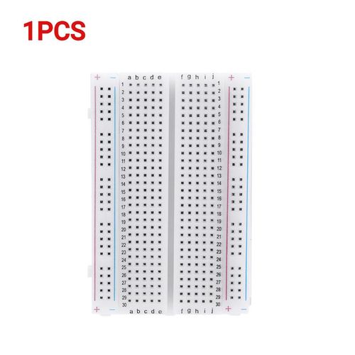 Generic 400 Points Solderless Breadboard Spliceable Test Protoboard Diy ...