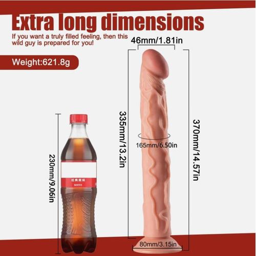 product_image_name-Dildo-14" Super Long Huge FAT Dildos Suction Cup Realistic Penis Dicks Sex Toys For Woman Giant Big Soft Dildos Horse Dildos For Women Sex toy-3