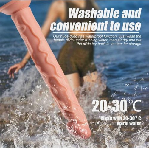 product_image_name-Dildo-14" Super Long Huge FAT Dildos Suction Cup Realistic Penis Dicks Sex Toys For Woman Giant Big Soft Dildos Horse Dildos For Women Sex toy-4